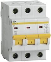 MVA20-3-001-B Автоматичний вимикач IEK ВА47-29 3P 1A 4,5кА характеристика B
