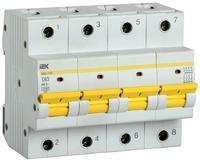 MVA50-4-063-C Автоматичний вимикач IEK ВА47-150 4P 63А 15кА характеристика C