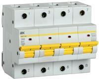 MVA50-4-063-D Автоматичний вимикач IEK ВА47-150 4P 63А 15кА характеристика D