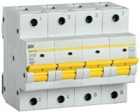 MVA50-4-125-D Автоматичний вимикач IEK ВА47-150 4P 125А 15кА характеристика D