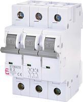 2115510 Автоматичний вимикач ETI ETIMAT 6 3p B 2A (6 kA)