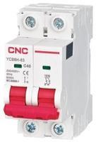 Модульний автоматичний вимикач CNC YCB6H-63 2Р 1А 4.5kA тип C