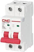 Модульний автоматичний вимикач CNC YCB9-80M 2Р 1А 6kA тип C