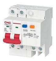 Диференціальний автоматичний вимикач CNC YCB6HLE 10А, 3Р+N, 4,5kA, 30mA