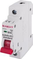 s001007 Модульний автоматичний вимикач ENEXT e.mcb.stand.45.1.B10 1p 10А В 4,5 кА