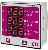 4805419 Цифровий мультиметр ETI EDM (96x96мм, 40-300V AC / DC)
