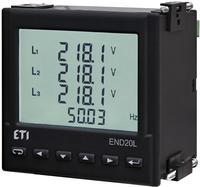 4656950 Анализатор параметров сети ETI END20L-RS (96x96мм, 85-253V AC/90-300V DC, RS-485)