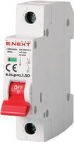 p008007 Выключатель нагрузки на DIN-рейку ENEXT e.is.1.50 1p 50А