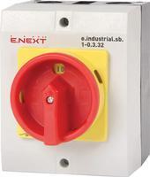 i0360002 Пакетный переключатель в корпусе ENEXT e.industrial.sb.1-0.3.32 3p 32А (0-1)