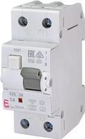 2173221 Диференційний автоматичний вимикач ETI KZS-2M C 6 / 0,03 тип A (10kA)