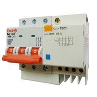 45DVА633PN10E300 Диференційний автоматичний вимикач ElectrO BA1-63 10А 300мА 3P+N, 4,5 kA