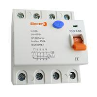 10RCD100480Е30 Пристрій захисного відключення ElectrO УЗО1-63 4Р, 80А, 30мА, 10kA, тип АС