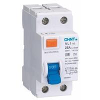 200212 Диференційний вимикач (ПЗВ) Chint NL1-63 2P 25A 30mA AC 6kA DB
