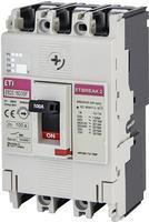 4671835 Автоматичний вимикач ETI EB2S 160 / 3SF 100A (25kA, фікс. / Фікс.) 3P