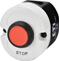 4771440 Кнопочный пост 1-модульный ETI ESE1-V2 (Compact, "STOP", красный, корпус серо-черный)