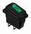A0140040034 Переключатель 1 клавишный зеленый влагозащищенный АСКО KCD3-101W GR/B