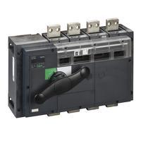 31361 Выключатель-разъединитель Schneider Compact INV1000 - 1000 A - 4 полюса с чёрной рукояткой