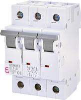 Автоматичний вимикач ETI ETIMAT 6 3p З 1,6A (6 kA) 2145507