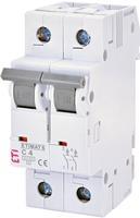 Автоматичний вимикач ETI ETIMAT 6 2p C 4A (6 kA) 2143510