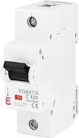 Автоматичний вимикач ETI ETIMAT 10 1p З 125A (15kA) 2131733