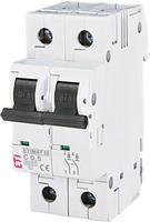 Автоматичний вимикач ETI ETIMAT 10 2p C 0,5 A (10 kA) 2133701