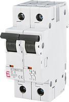 Автоматичний вимикач ETI ETIMAT 10 2p C 1A (10 kA) 2133704