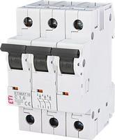 Автоматичний вимикач ETI ETIMAT 10 3p C 1,6A (10 kA) 2135707