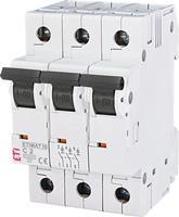 Автоматичний вимикач ETI ETIMAT 10 3p C 2A (10 kA) 2135708