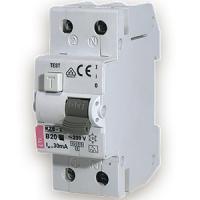Диференційний автоматичний вимикач ETI KZS-2M B 6 / 0,03 тип AC (10kA) 2173101