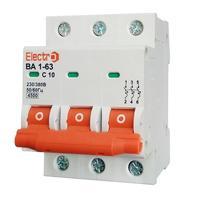 45VA63C30025 Модульний автоматичний вимикач ElectrO ВА 1-63 3p З 2,5А (4,5кА)