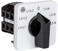 Переключатель для измерения фазного и линейного напряжений Rade Koncar PS 25 66 (L1-L2)-(L2-L3)- (L3-L1)-0-(L1-N)-(L2-N)- (L3-N)