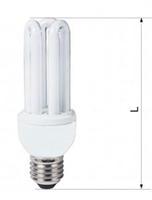 Лампы энергосберегающие, люминесцентные 3U Е27 эконом.