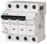 Автоматичний вимикач 10А, крива відключення С, 3 + N полюс, викл. здатність 6 кА EATON PL6-C10 / 3N 106908