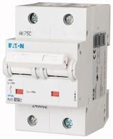 Автоматичний вимикач 50А, крива відключення В, 2 полюси, викл. здатність 25 кА EATON PLHT-B50 / 2 248 002
