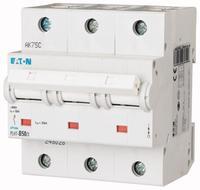 Автоматичний вимикач 50А, крива відключення D, 3 полюси, откл.способность 25кА EATON PLHT-D50 / 3 248 046