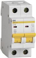 Автоматичний вимикач IEK ВА47-29 2P 10A 4,5 кА C MVA20-2-010-C