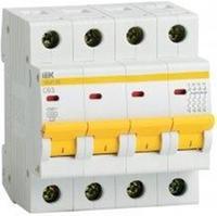 Автоматичний вимикач IEK ВА47-29 4P 6A 4,5кА C MVA20-4-006-C