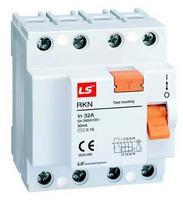 062400378B Диференційний вимикач навантаження (ПЗВ) LS RKN (3P + N) 25А 30мА