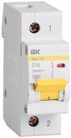 Автоматичний вимикач ВА 47-100 1p 16А 10 ка D IEK MVA40-1-016-D
