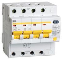 Диференційний автоматичний вимикач АД14 4p 32А (100 mA) IEK MAD10-4-032-C-100