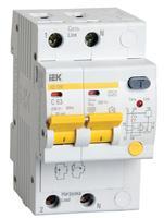 Дифференциальный автоматический выключатель АД12М 2p 10А (30 mA) IEK MAD12-2-010-C-030