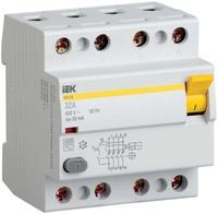 MDV10-4-080-100 Выключатель дифференциальный (УЗО) ВД1-63 4P 80А 100мА IEK