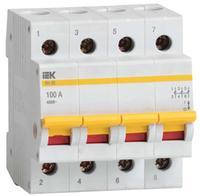 MNV10-4-100 Выключатель нагрузки (мини-рубильник) ВН-32 4P 100А IEK