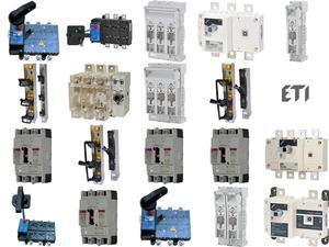 вимикачі навантаження, рубильники, роз'єднувачі (0-1) ETI 250А