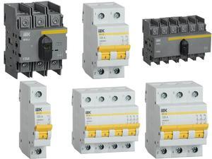 вимикачі навантаження, рубильники, роз'єднувачі (0-1) IEK (ІЕК) 125А