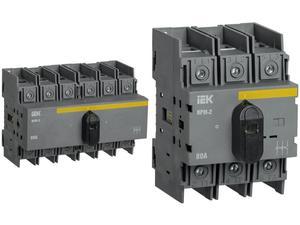 вимикачі навантаження, рубильники, роз'єднувачі (0-1) IEK (ІЕК) 80А
