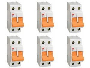 выключатели нагрузки, рубильники, разъединители (0-1) LS Electric 2p (полюса)