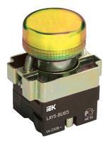 BLS50-BU-K05 Индикатор IEK LAY5-BU65 желтого цвета d22мм