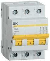 MNV10-3-125 Выключатель нагрузки (мини-рубильник) IEK ВН-32 3P 125А
