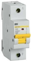 MVA50-1-063-C Автоматический выключатель IEK ВА47-150 1Р 63А 15кА характеристика C